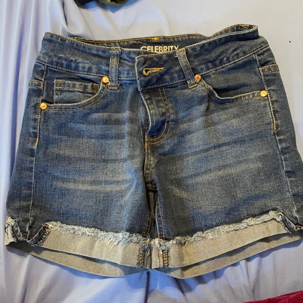 Celebrity pink jeans shorts size 0